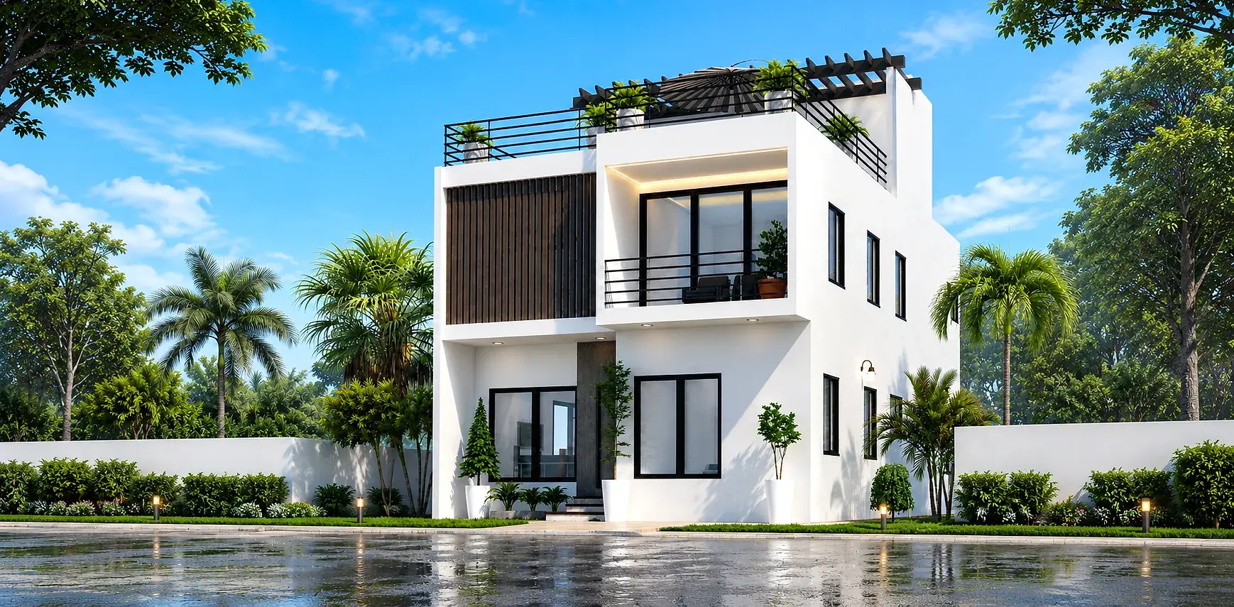 The Pacific — front elevation